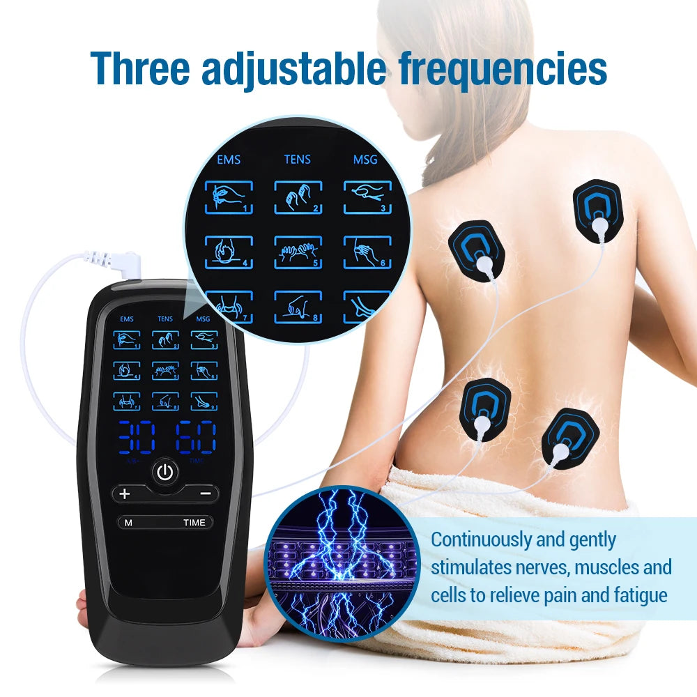 TENS/ EMS Muscle Stimulator – Electric Body Massage & Therapy
