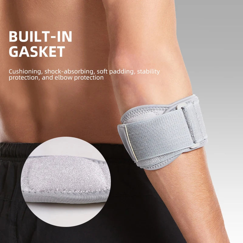 Adjustable Tennis Elbow / Golfers Elbow Support – Pain Relief Brace