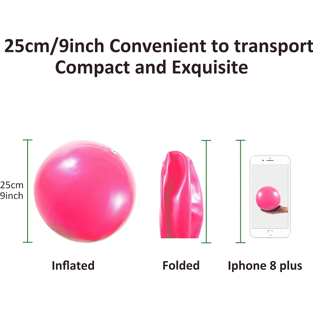 9-Inch Mini Yoga Ball – Anti-Burst & Slip-Resistant